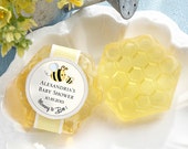 Honey-Scented Honeycomb Soap (Set of 30) Personalization Available- Baby Shower Favors, Personalized Favors, Baby Shower Decorations