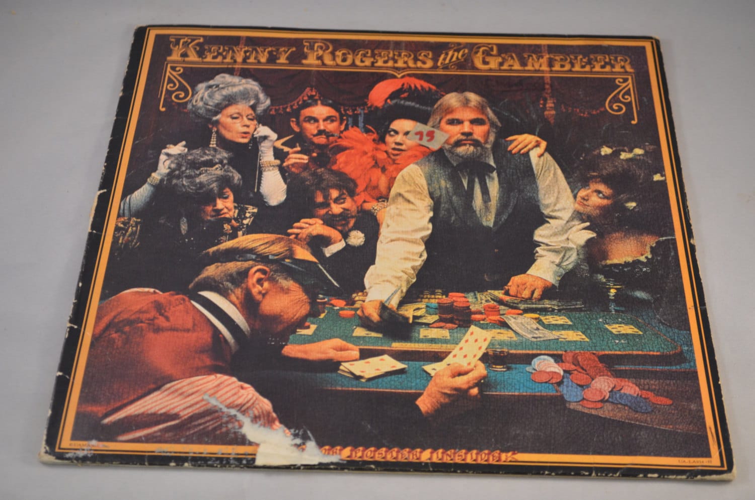 Vintage Record Kenny Rogers: The Gambler Album by FloridaFinders