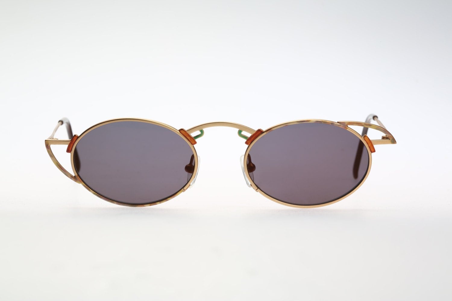 Lunettes De Soleil Vintage TAXI By CASANOVA - Années 90, Italie - Monture Or Originale
