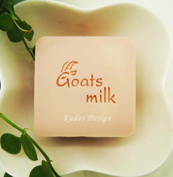 ZA101B Goat Milk Soap Stamp soap stamp Kudos Design