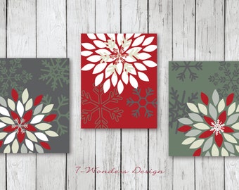 Christmas Wall Art christmas art print | etsy Christmas Wall Art christmas art print | etsy