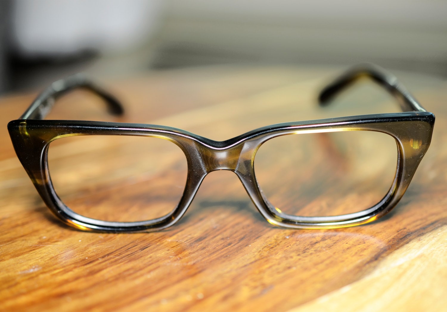 Vintage Horn Rimmed Tortoiseshell Eyeglasses by JustheGoodStuff