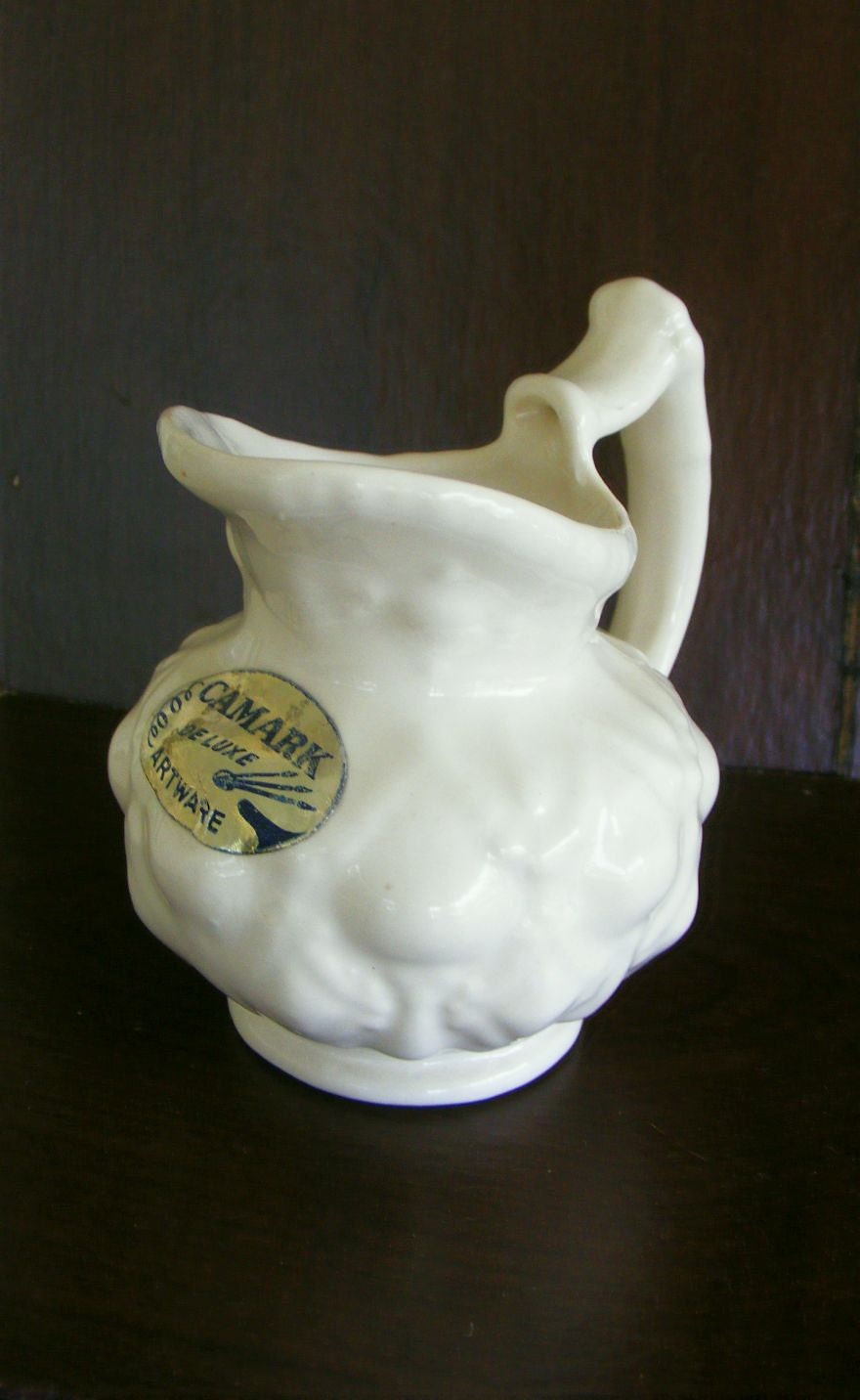Vintage Individual Creamer Pitcher CAMARK Art Ware Pottery 1950s