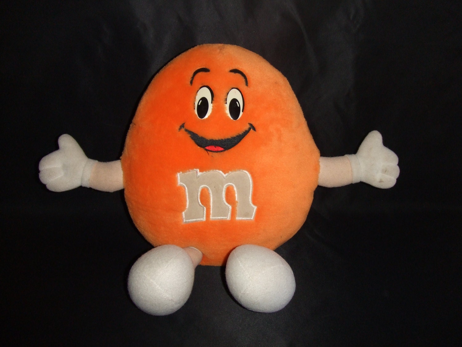 orange m&m plush