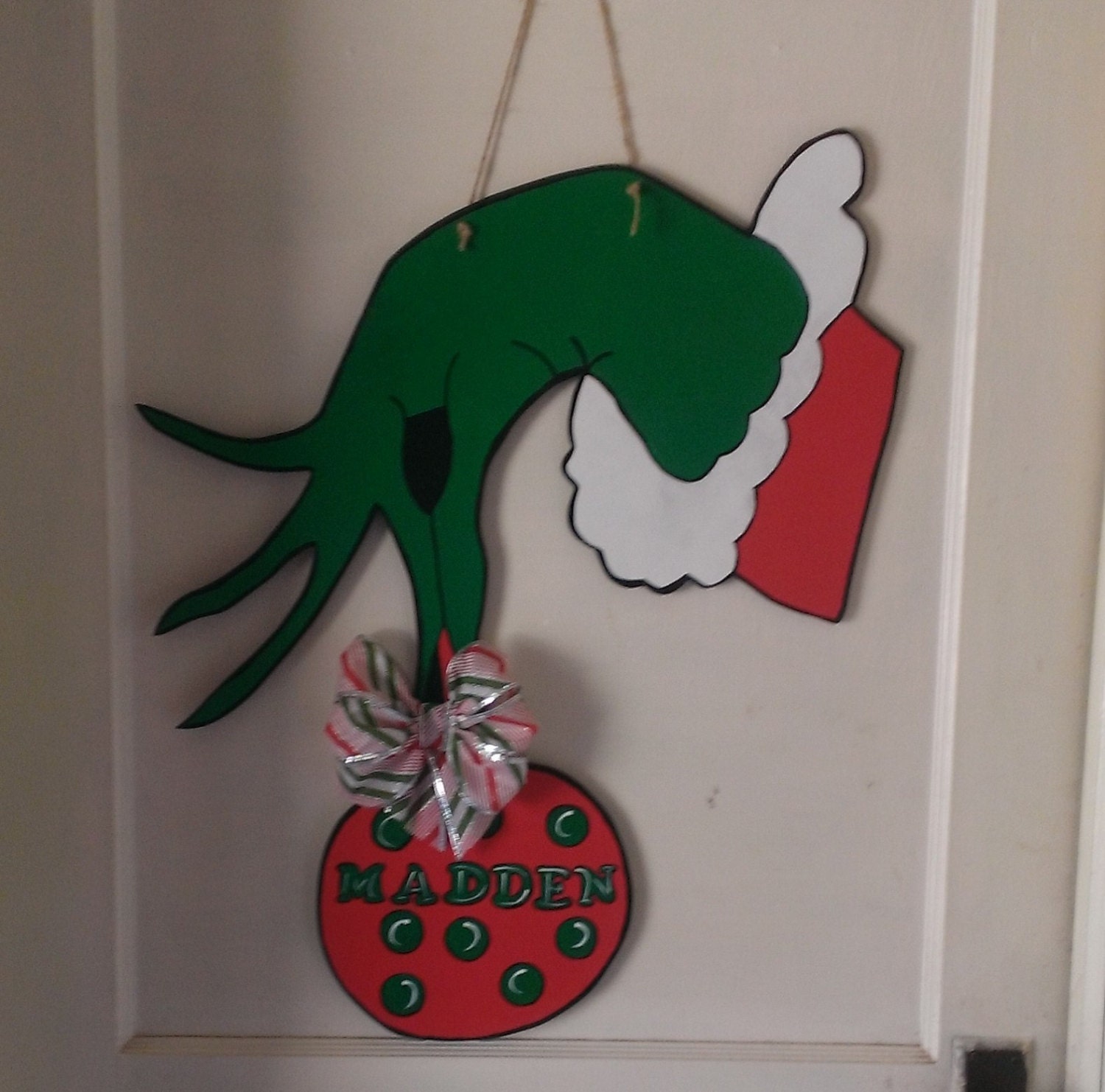 Painted wooden door hangers