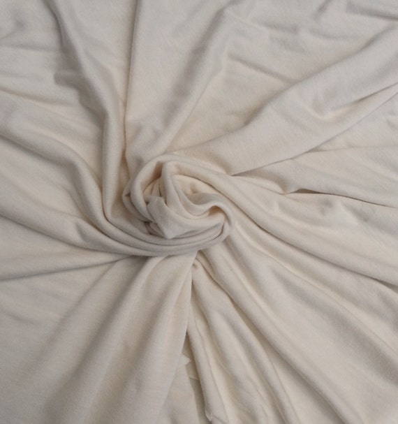 SOLD OUT Modal Silk Fabric Semi Sheer Jersey Knit by Koshtex