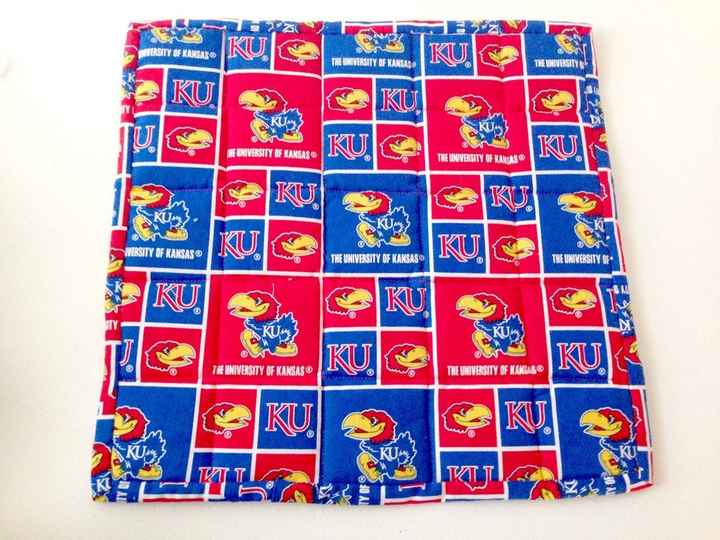 University of Kansas Kansas fabric Kansas Mini Quilt KU