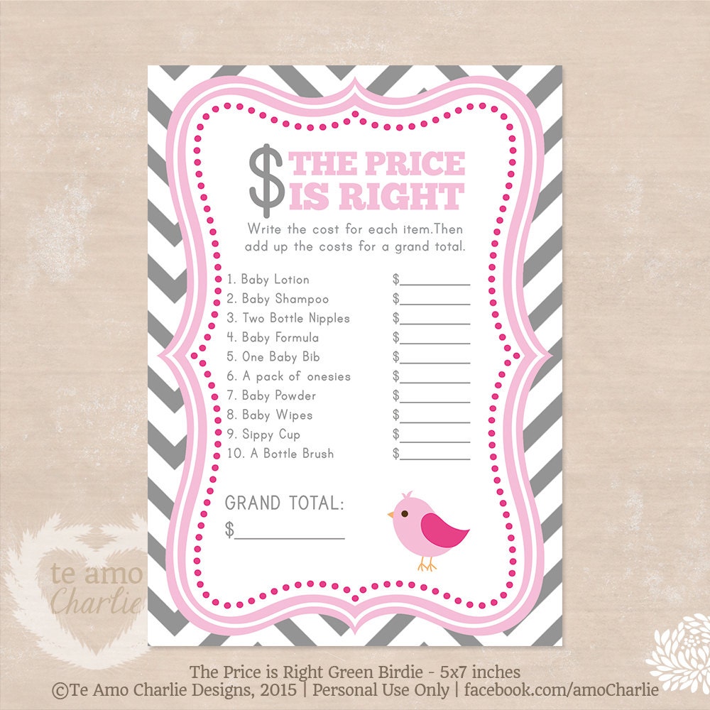 baby shower price is right clip art - photo #7