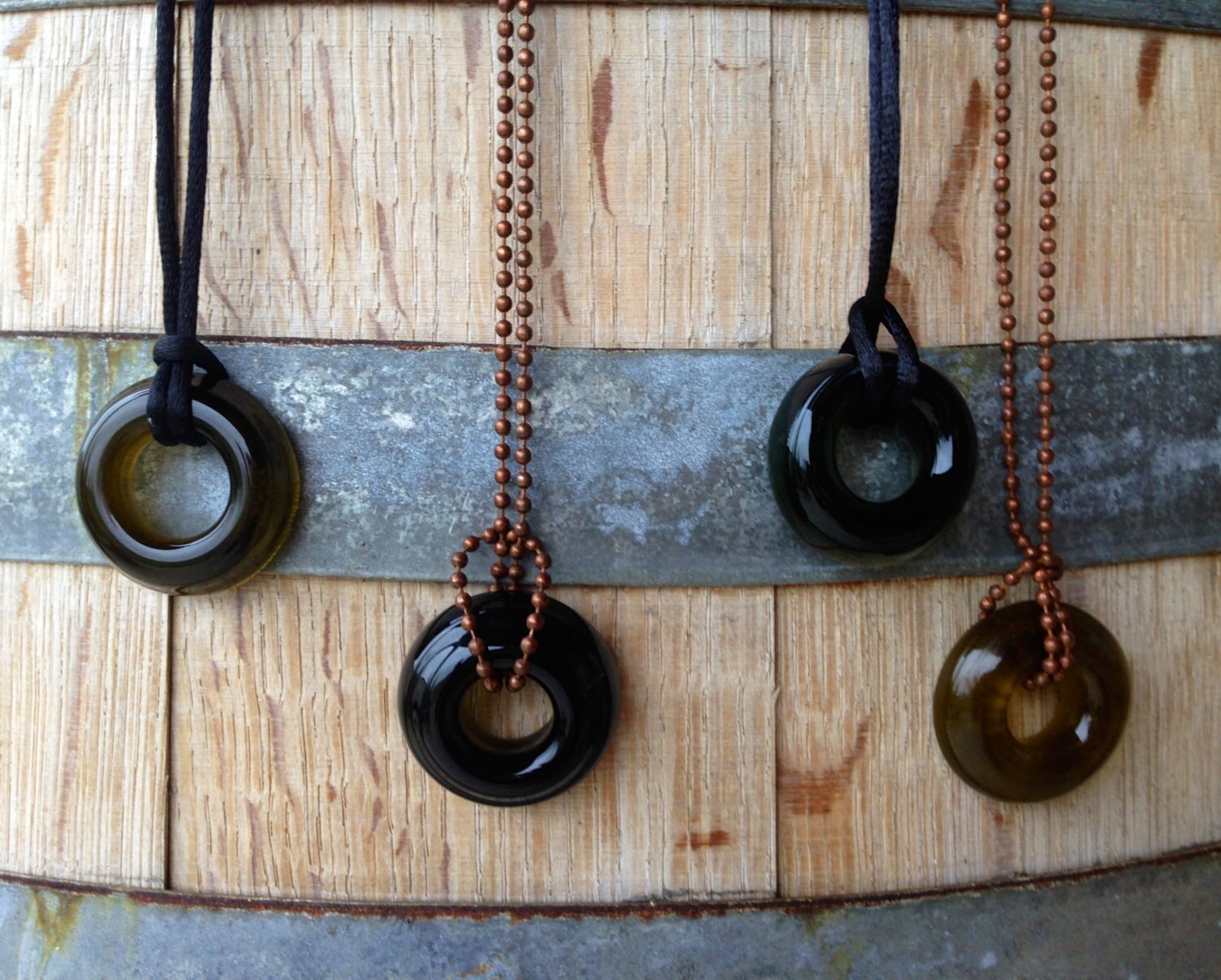 Wine Bottle Top Necklace Recycled Wine Lover Wine Gift