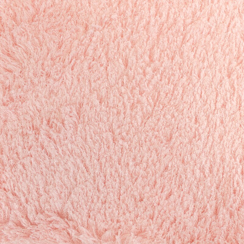 Pink Fluffly Flokati Fur Faux Fur Fabric by the yard for