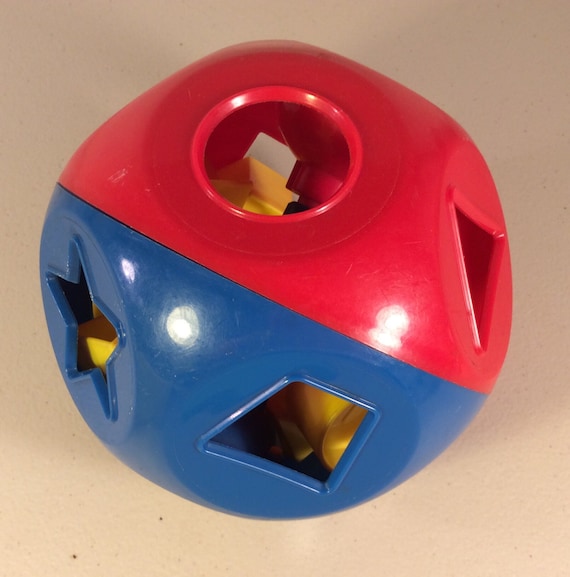 Vintage Tupperware Shape O Ball Shape Sorter Toy