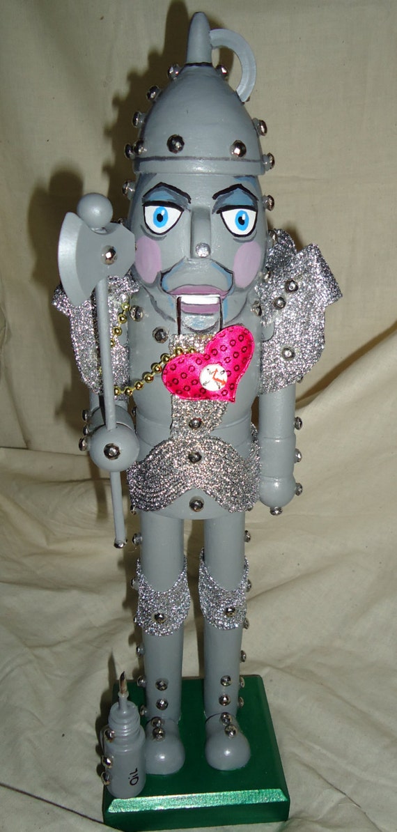 the mighty tin man wooden nutcracker 14 quot tall the mighty tin man wooden nutcracker 14 quot tall