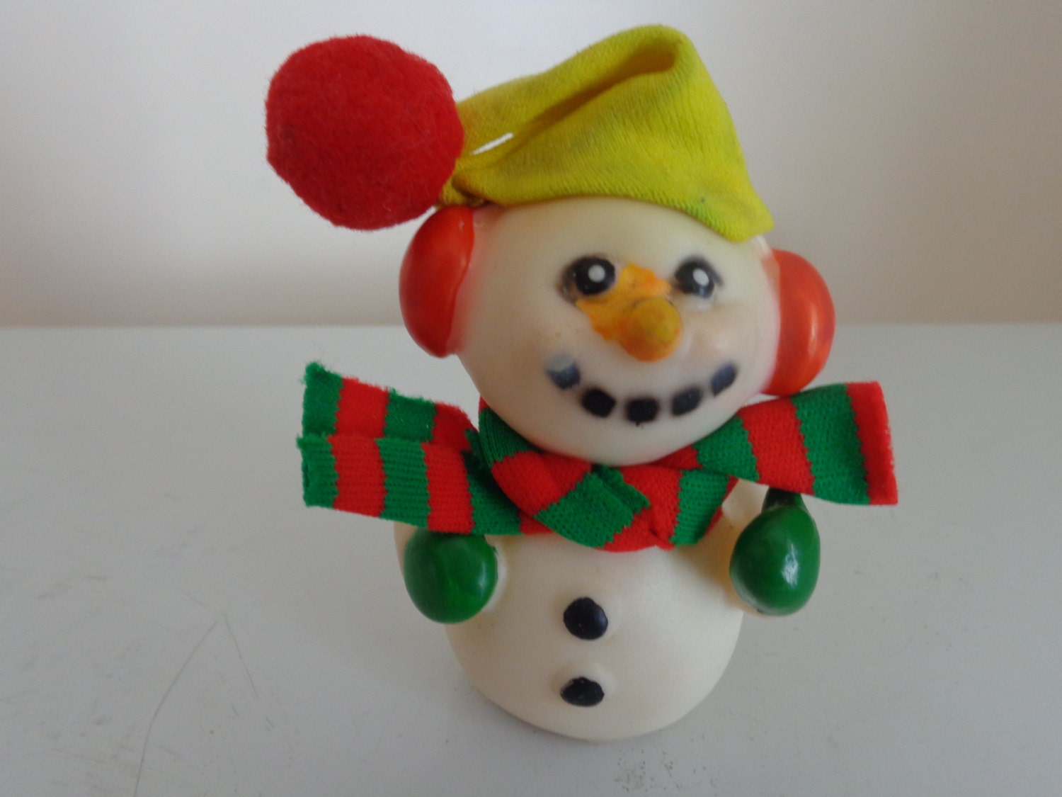 Vintage Plastic Snowman 118