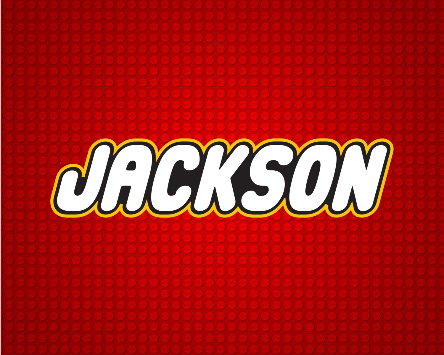 Custom LEGO 8x10 Name Sign DIY Printable Digital File
