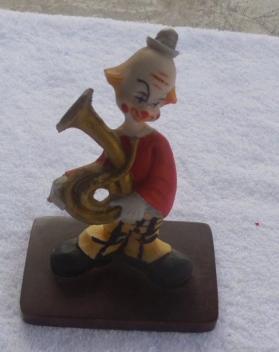 vintage porcelain clown