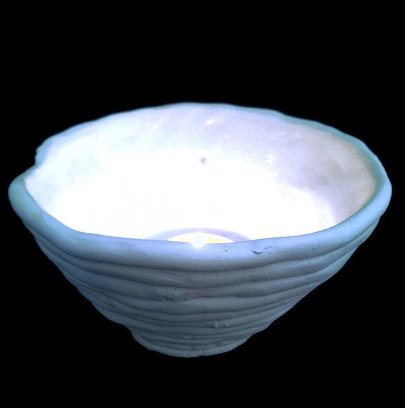 Items similar to Ceramic bowl, handmde bowl, candle holder, candle bowl