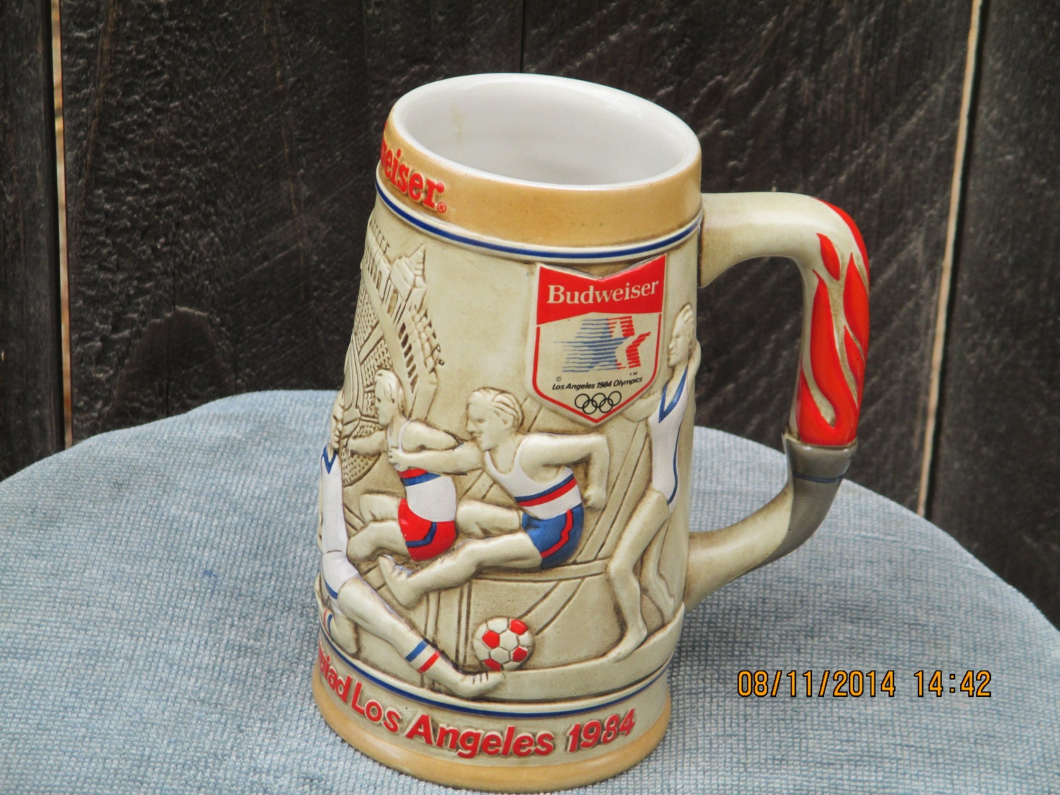 Budweiser 1984 Summer Olympic Beer Stein/Mug