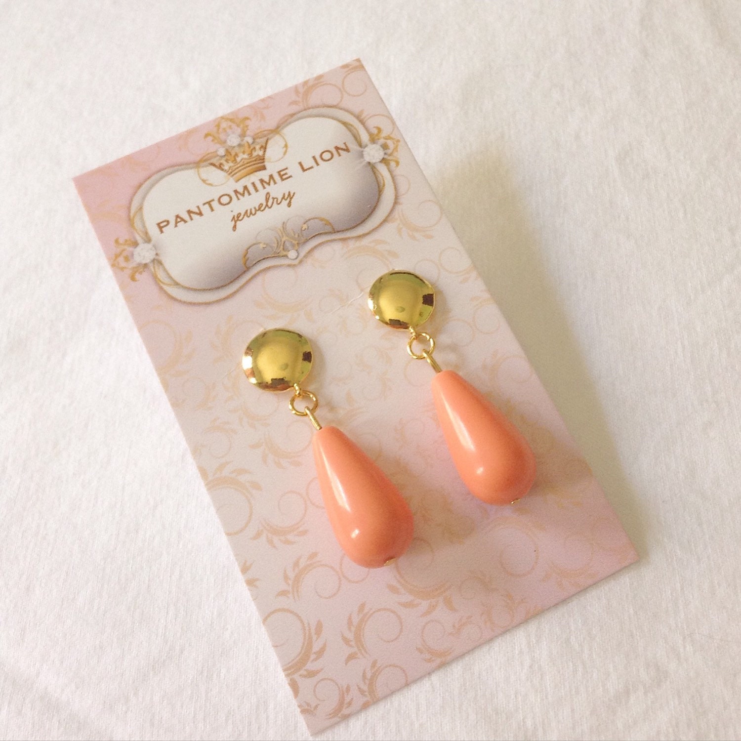 Peach Earrings
