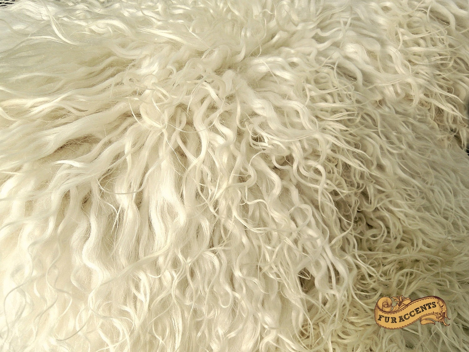 FUR ACCENTS iLongi Hair Shaggy Sheepskin Area iRugi by 