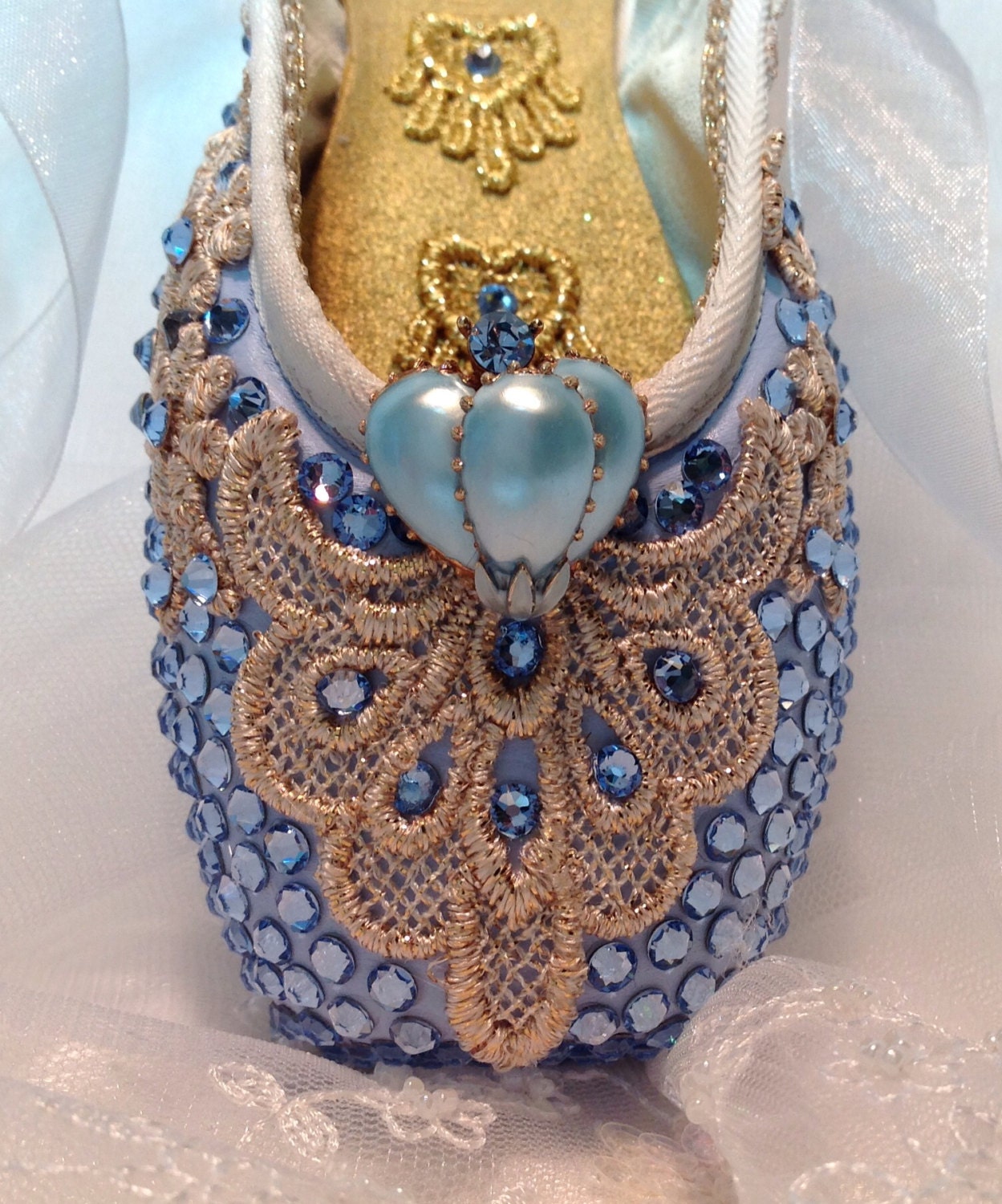 crystal ballet slippers