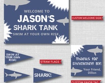 Unique shark printable related items | Etsy