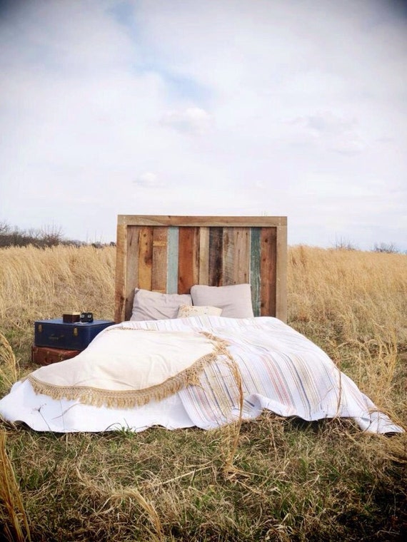 Rustic Barnwood Headboard Engagement Collection by ReBarnCHF