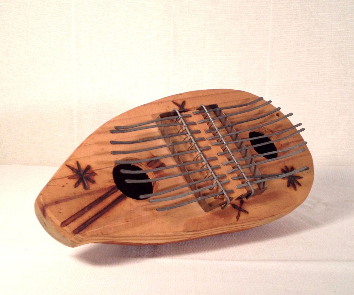 Unique Double Sided 20 Key Gourd Kalimba by secondhandstory