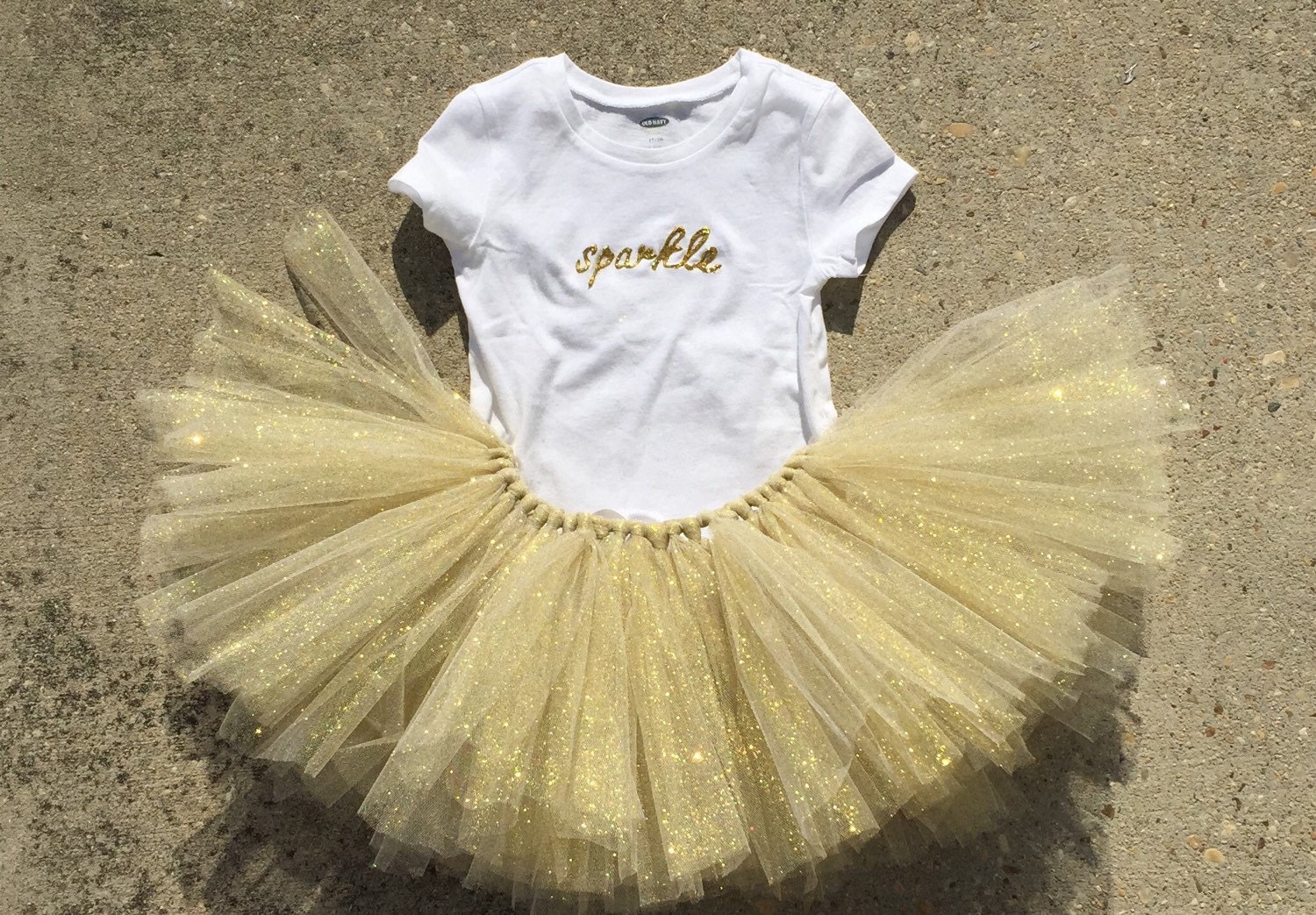 gold tutu outfit