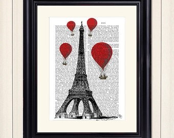 Eiffel tower art | Etsy
