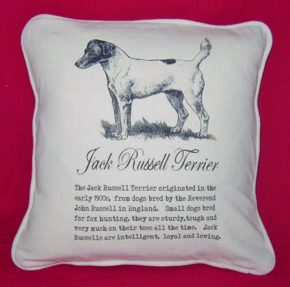 jack russell pillow