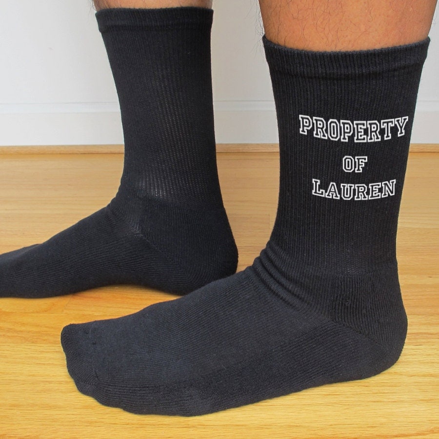 groom socks property of the name groom socks custom by groom socks property of the name groom socks custom by