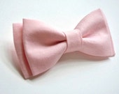 Light  pink Bow Tie, Kids Bow Tie, Kids bow tie clip on, Pink weddings, bow tie with strap for kids, pink bow tie