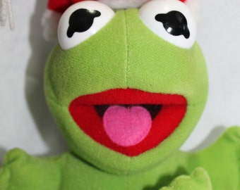 christmas kermit plush