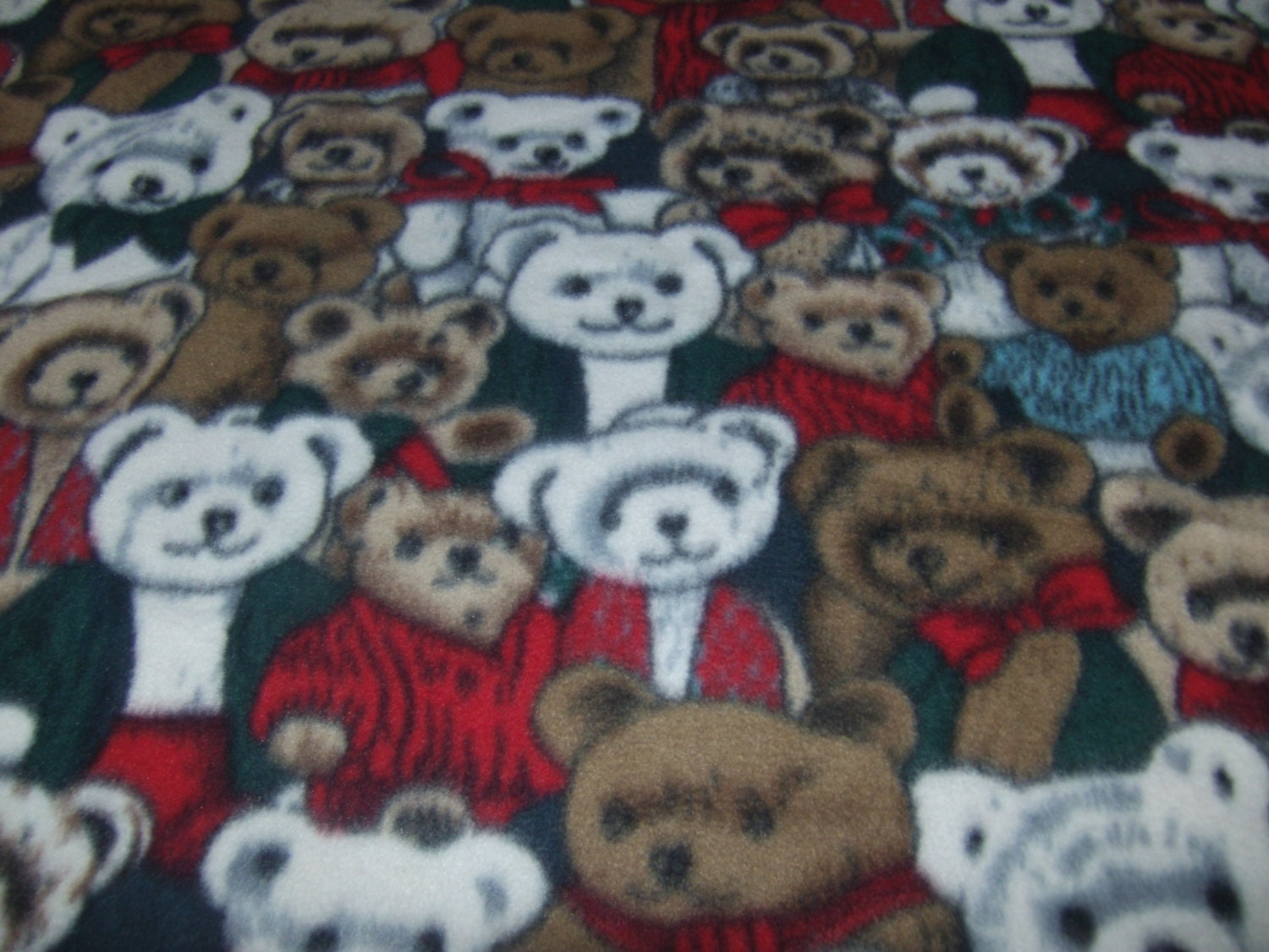 fleece teddy bear blanket