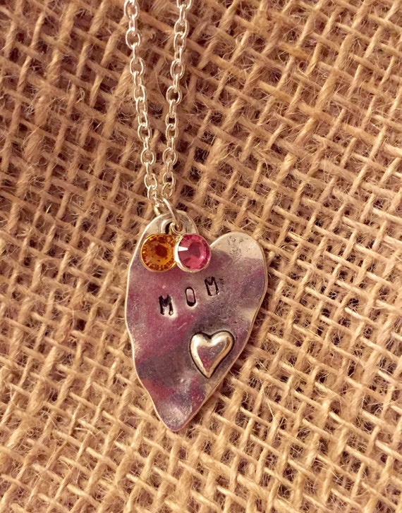Personalized Mom Necklace Custom Made For You. by LETCreations