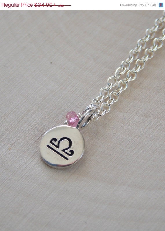 Libra Zodiac Necklace Zodiac Necklace Zodiac by MalieCreations