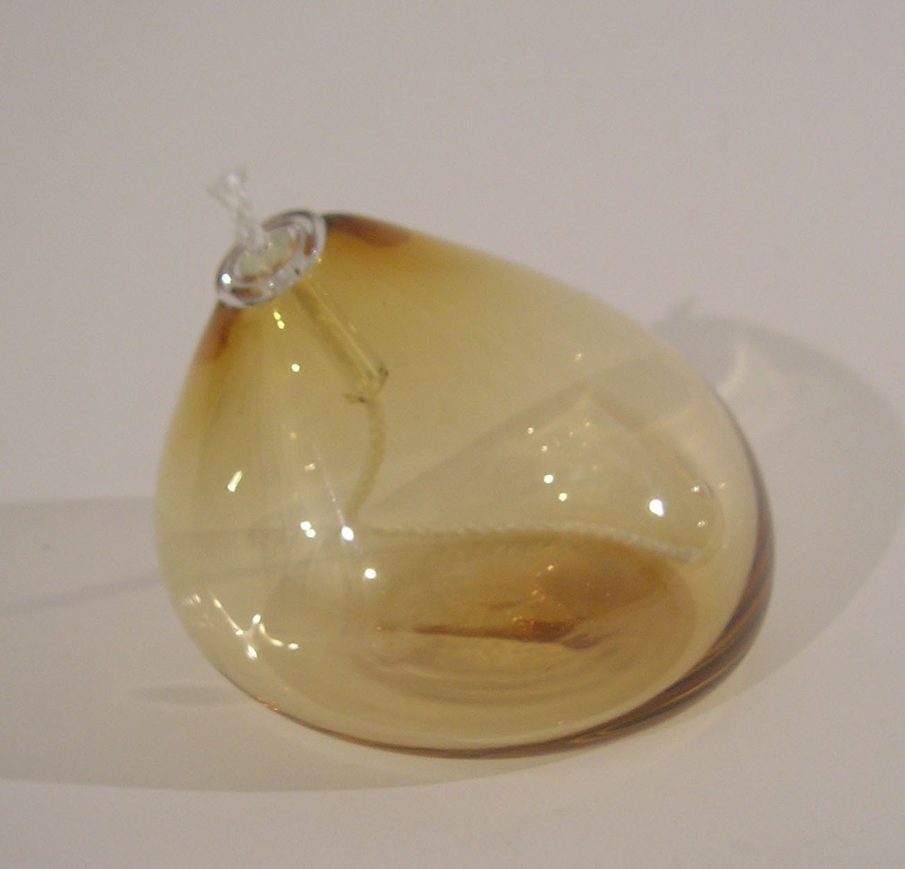 Blown Glass Oil Candle By Offcenterglass On Etsy 6542