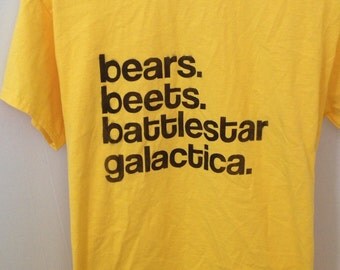 Bears, Beets, Battlestar Galatica, Jim Halpert, Dwight Schrute, The Office Shirt