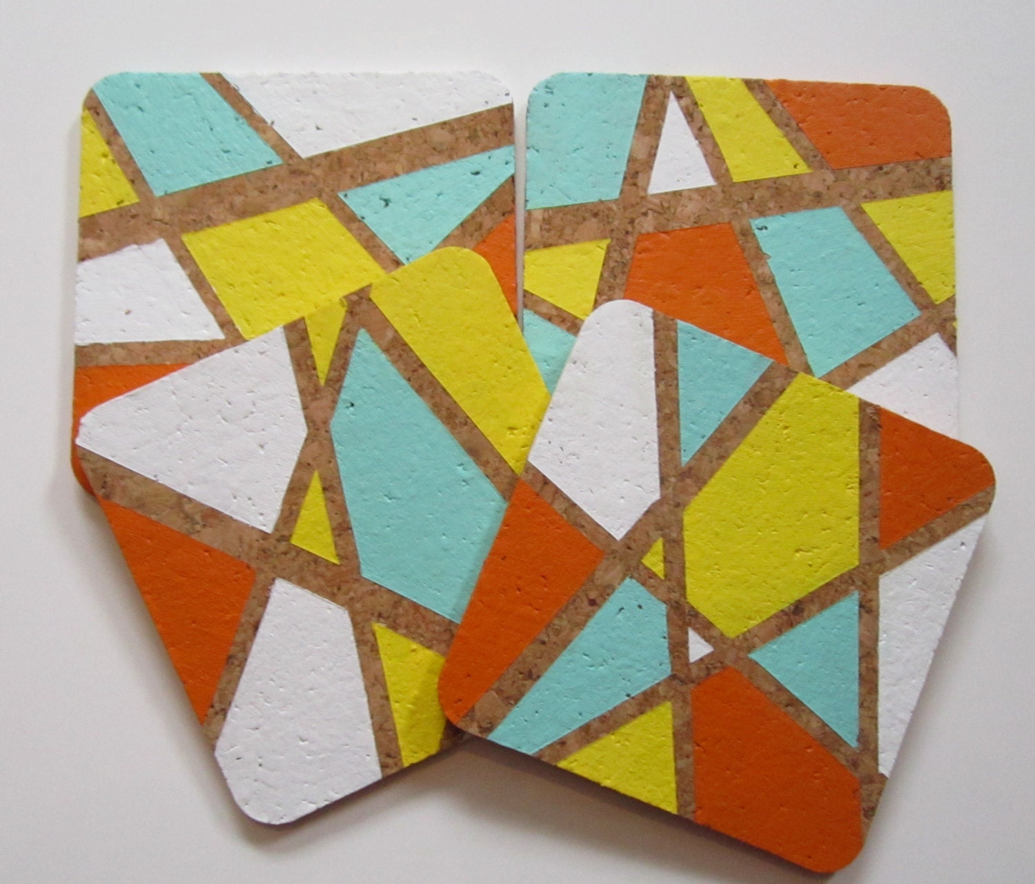 Cork Coasters Hand Painted Cork Coasters Cork Cork