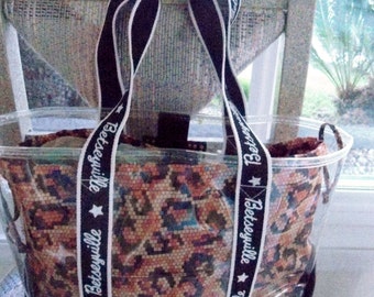 Tote Bag Transparent Betseyville à Cordon Coulissant - Occasion, Style Clair Et Pratique