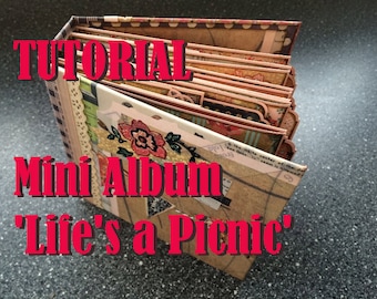 Tutorial #2: Interactive pocketstyle mini album 'Life's a Picnic'