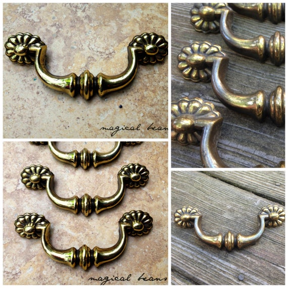 Vintage Drawer Pulls Victorian Style Dresser by MagicalBeansHome