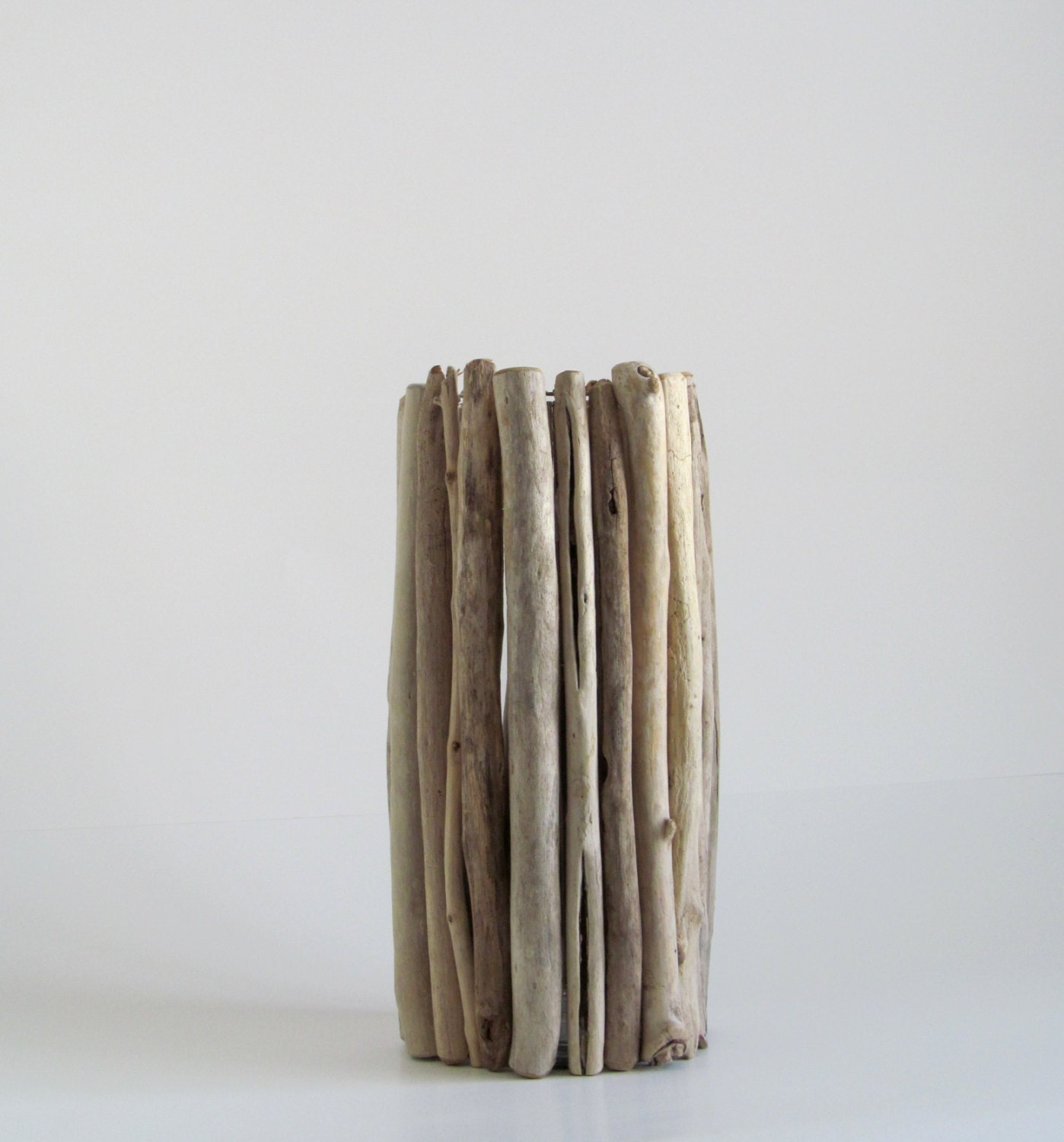 Tall Thin Driftwood Vase Centerpiece Driftwood Flower Vase