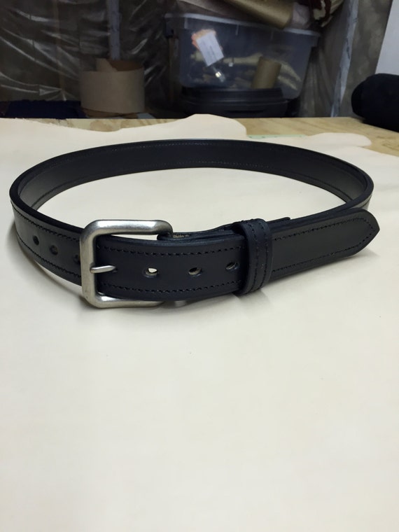 1-1/2 Handmade Leather Gun Belt Handcrafted Leather