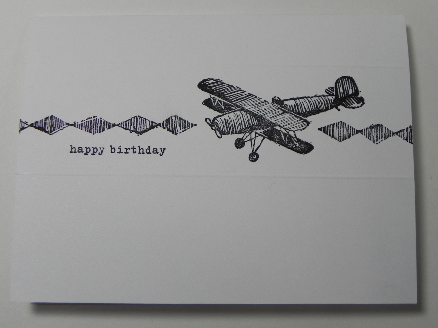 Airplane Birthday Card Stampin Up Plane & Simple by HandCraftedBy2