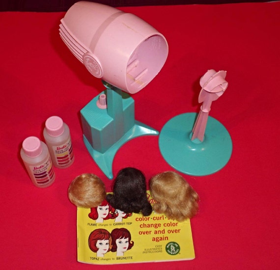 Vintage Barbie COLOR N CURL Color Magic Set