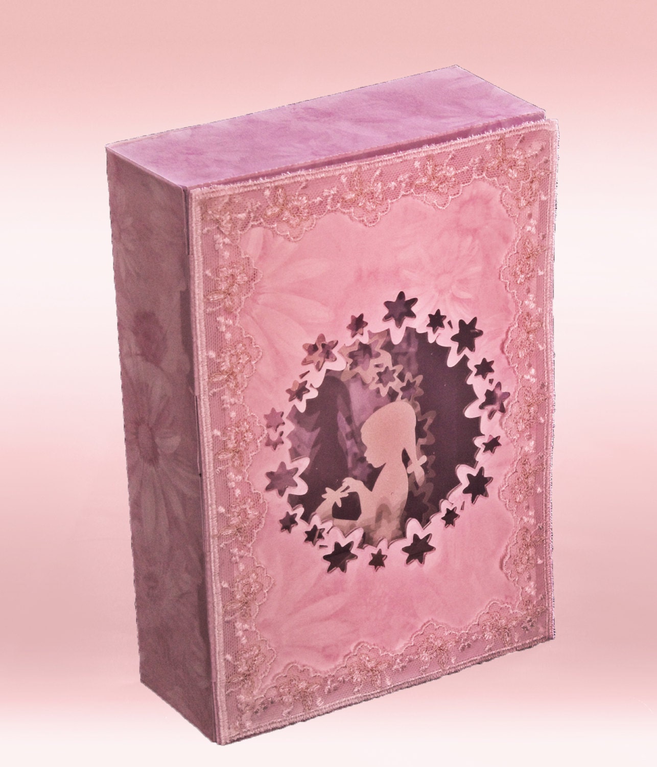 Download 3D SVG Shadow Box Lantern. Picking Flowers Digital Download