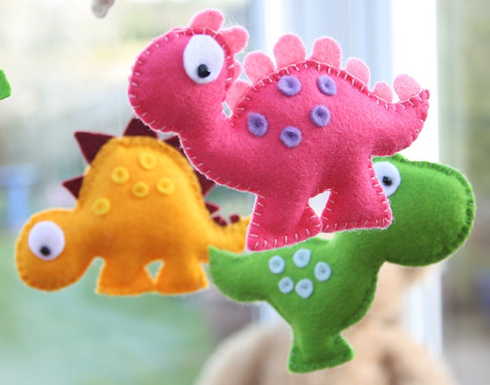 Dinosaur Mobile Nursery Mobile Baby Mobiles Childrens