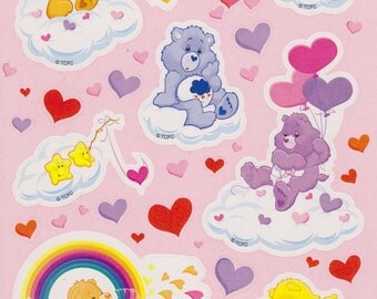 Popular Items For Care Bear Stickers On Etsy