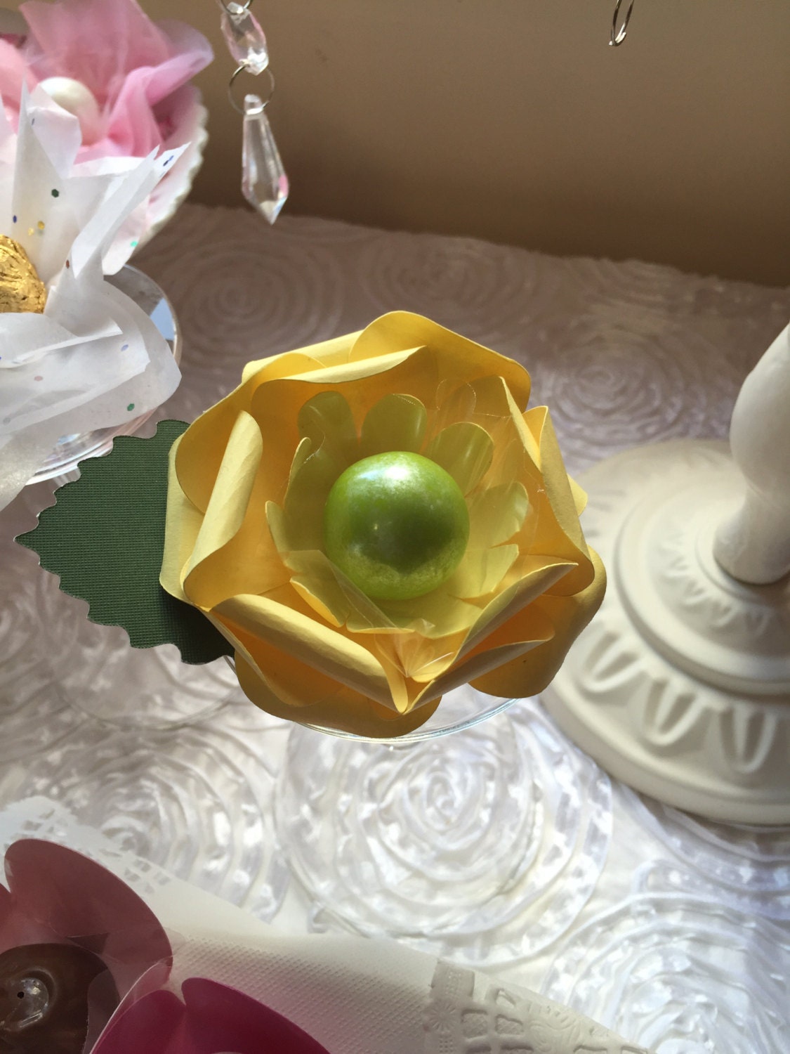 Paper Flower candy holder candy holder candy wrapper